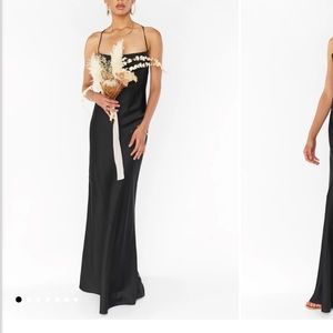 Show me your MuMu Tuscany Maxi Slip Dress; Mumu Bridesmaid